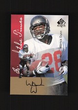 1997 SP AUTHENTIC SIGN OF THE TIMES WARRICK DUNN RC AUTO SP