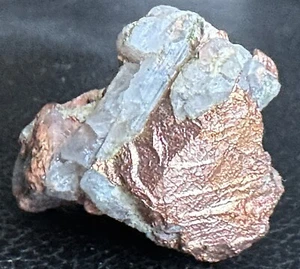 3cm Native Copper Crystal W Quartz Crystals & Pink Feldspar - Osceola Mine, Mich - Picture 1 of 8