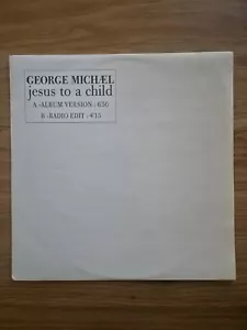 RARE George Michael Jesus To A Child 12" Promo France 1996 Vinyl Record - Picture 1 of 14