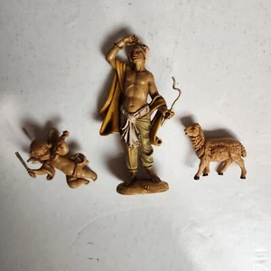 Malachi #52561 Fontanini Heirloom Nativity Figurine - 5" + Lamb & Cherub - Picture 1 of 9