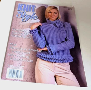 RARE - Knit 'N Style Magazine April 2004 Issue 130 - Picture 1 of 1