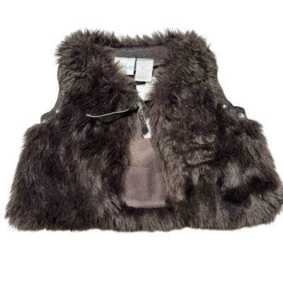 NWT New Koala Kids Faux Fur Vest Size 6/9 Month - Image 1 of 4
