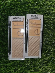 2 ~ e.l.f. Bite Size Face Duo, highlighter and Blush Cantaloupe - Picture 1 of 1