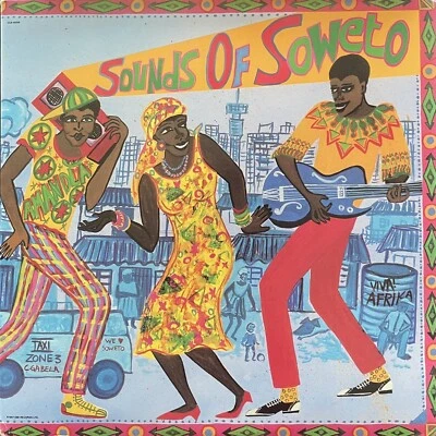 Various LP Vinyl Record Sounds Of Soweto 1987 Capitol Records CLB-46698 Gatefold - Image 1 of 4