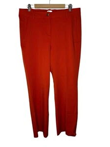 NWT J Jill Womens Pants 16 Bootcut Career Elastic Waist In Back Pockets Red - Picture 1 of 10