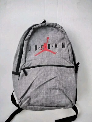 Nike Air Jordan Large Carbon Heather Backpack 9A0462 GEH 13" - Image 1 of 4