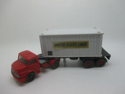 Wiking: MB 1413 Container Semitrailer 'United States Lines' (Schub62)) - Image 1 of 4