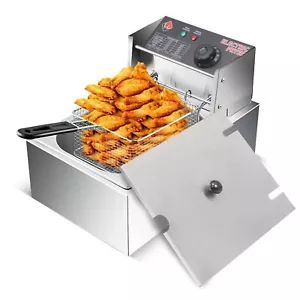 Pro Large Deep Fat Fryer Fish Chips Frying Machine 10 Litre Home / Business Use - Picture 1 of 8