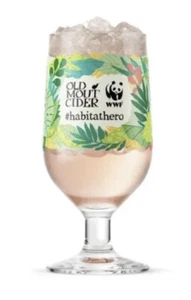 OLD MOUT CIDER PINT GLASS WORLD WILDLIFE FUND LIMITED EDITION Free Shipping UK
