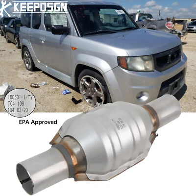 For 2003-2011 Honda Element L4 2.4L 1PCS 2" Catalytic Converter + Heat Shield Foto 1 de 4