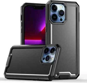 Case for iPhone 15 14 13 11 12 Mini 7 8 XR Pro Max Plain Shockproof Phone Cover - Picture 1 of 14