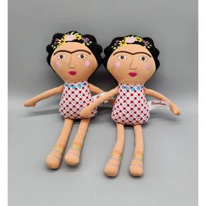 Piccolina Wegbereiter Frida Kahlo Plüsch Stoffpuppe 2er-Set Stofftier 12 Zoll Maler - Bild 1 von 10