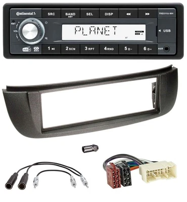 Continental MP3 AUX USB DAB 1DIN Autoradio für Nissan Almera Tino (2001-2004) - Bild 1 von 4