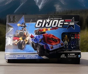 GI JOE 50TH ANNIVERSAY DESERT DUEL F.O.E. STRIKER VS COBRA 🐍 BASILISK - Bild 1 von 2