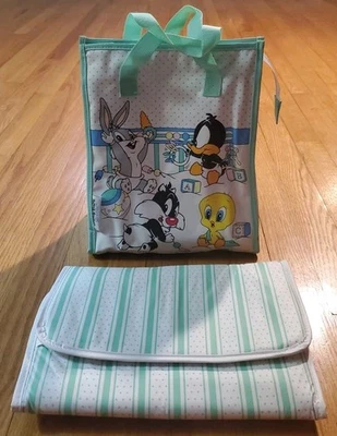 Bolsa de pañales para bebé Looney Tunes de colección años 90 adorables insectos lucas piolín Silvestre  Foto 1 de 4