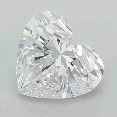 0.94 Cts HEART SHAPE E  Color VS2 Clarity IGI CERTIFIED LAB GROWN CVD Diamond - Image 1 of 4