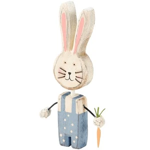 Cuidador grueso de madera Skippy Bunny 6" - Imagen 1 de 4