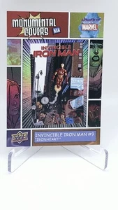 2024 Upper Deck Women of Marvel Monumental Covers BI-16 Invincible Iron Man #9 - Picture 1 of 2
