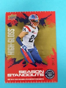 2025 Upper Deck CFL - MARC ANTOINE DEQUOY #91 Season Standouts HIGH GLOSS 08/10 - Bild 1 von 2