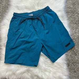 Columbia Shorts Adult M Blue Turquoise Water Shorts Pants Men M - Picture 1 of 10