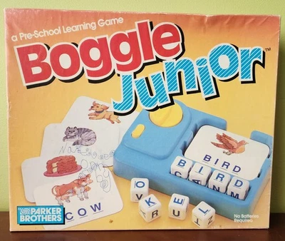Vintage 1988 Boggle Jr Board Game Parker Brothers 100% Complete  📸SEE PICS📸 - Image 1 of 4