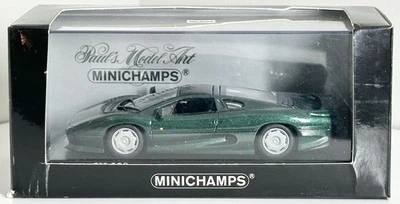 Minichamps 1:43 - 1991 Jaguar XJ220 (Green Metallic) - 430102224 - Image 1 of 4