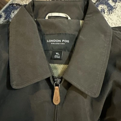London Fog Collection Men's Windbreaker Golf Jacket L45500 Dark Brown Size XL - Image 1 of 4