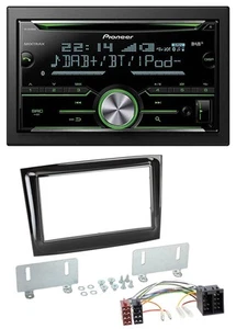 Pioneer Bluetooth MP3 DAB 2DIN USB CD Autoradio für Fiat Doblo ab 15 piano schwa - Bild 1 von 6