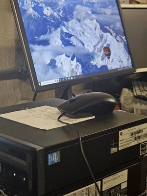 HP EliteDesk 800 G1 USDT/Core-i5/8G/500 GB HDD/DVD/DisplayPort/WiFi/Win10 Pro+AC - Image 1 of 4