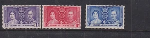 Gilbert Ellice Islands 1937 Coronation Complete set Mint - Bild 1 von 1