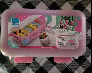Smash All-In-One Bento Lunch Box, Pink Flamingo Cool Skin Brand NEW!! - Picture 1 of 2