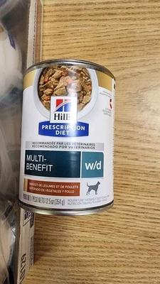 Estuche de 12 latas estofado de pollo y verduras recetado digestivo canino alimento húmedo 12,5 oz Foto 1 de 4