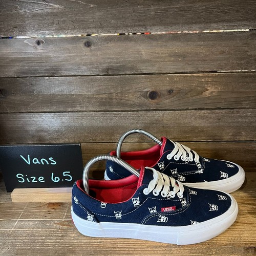 Scarpe sneakers classiche basse uomo Vans Era Pro Kader Sylla blu scamosciato taglia 6 5 D