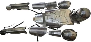 Mandalorian 18 Gauge Steel Armor Full Suit LARP Costume Role Plays Collectibles - Picture 1 of 3