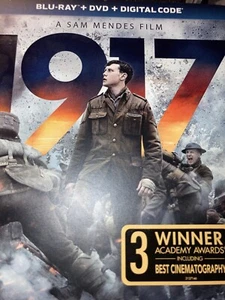 BLU RAY + DVD + DIGITAL CODE + SLIP COVER 1917 (2019) (BRAND NEW) - Imagen 1 de 1