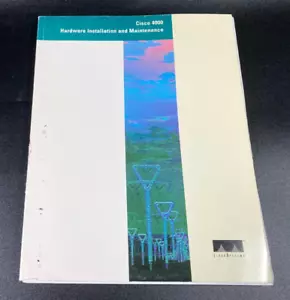 Vintage Cisco Systems 4000 - Hardware Install and Maint Guide - 1992 - Zdjęcie 1 z 6
