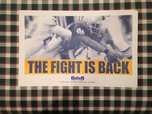 11 x 17 NOTRE DAME FOOTBALL POSTER "THE FIGHT IS BACK" - Picture 1 of 2