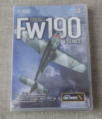 FOCKE WULF FW190 A Series Pc Add-On Microsoft Flight Simulator X FSX FS SEALED - Image 1 of 3