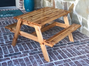 childrens folding picnic table and chairs