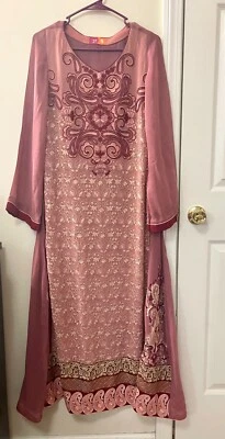 Pakistani Motifz PRET Embroidered Chiffon Maxi Fancy Dress (3 piece set) Size S - Image 1 of 4