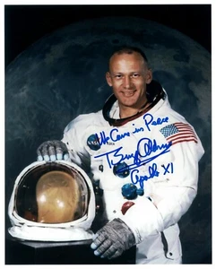 Buzz Aldrin Apollo 11 signiertes Portraitfoto - Bild 1 von 2