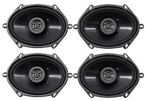 (4) Hifonics ZS5768CX 5x7" or 6x8" 1000 Watt Coaxial Car Audio Speakers