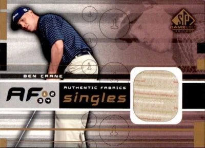 2003 SP Game Used Authentic Fabrics Singles #CR Ben Crane (ref 19989) - Image 1 of 2