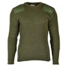 Original Belgian army Sweater Commando Jumper Green Olive Pullover Pure Wool