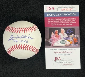 Béisbol firmado e inscrito Lou Whitaker Tigres de Detroit OML certificado de autenticidad JSA - Imagen 1 de 7