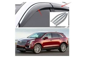 Para Cadillac XT5 2017-2023 visera de ventana ventilación pantalla deflector de viento protector solar contra la lluvia - Imagen 1 de 9