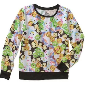 Disney Tsum Tsum Girls Long Sleeve Sweatshirt Sizes 4-5, 6-6X NWT (P) - Picture 1 of 1