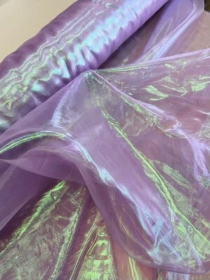 Tecido de organza pérola iridescente - 58" de largura por jarda - Imagem 1 de 2