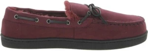 Zapatillas mocasín borgoña Club Room para hombre talla: medianas interiores/exteriores - Imagen 1 de 8