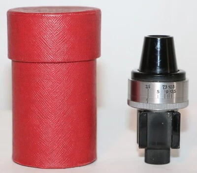 Leica VIDOM Black Paint & Chrome Universal Viewfinder In BOX Very Nice - Image 1 of 4